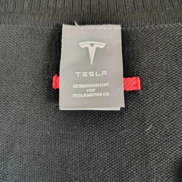 Tesla - SpaceX - Elon Musk - Black - Men's Cardigan Sweater - Size: XL - Picture 3 of 8